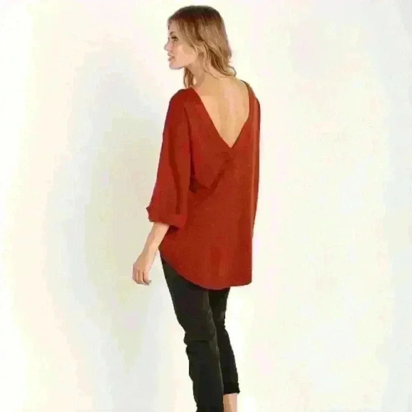 MINK PINK Start Over V Neck Sweater Size XS Oversized - Picture 1 of 13